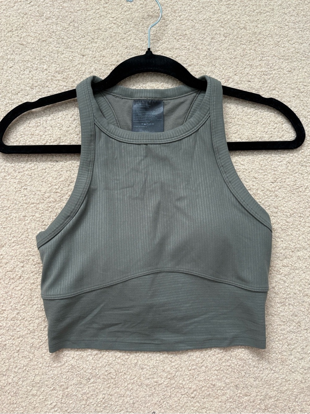 Lululemon Ribbed Cropped Tank Top